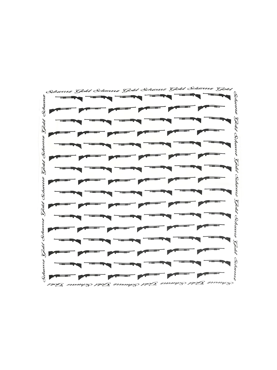 SchwarzGold | Gun Print Multipurpose Chiffon Scarf