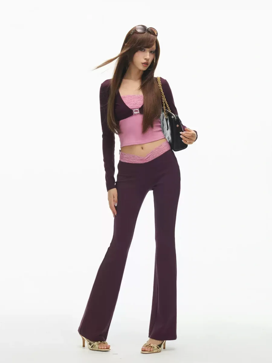 SereneEase | Cropped Cardigan Lace Bandeau - 4