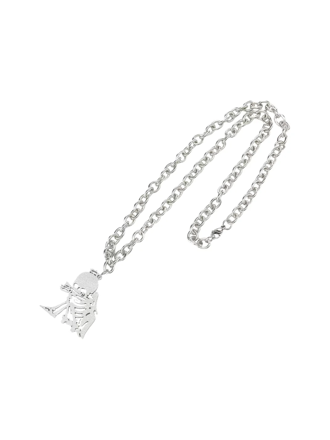 WASTED | Skeleton Pendant Chain Necklace