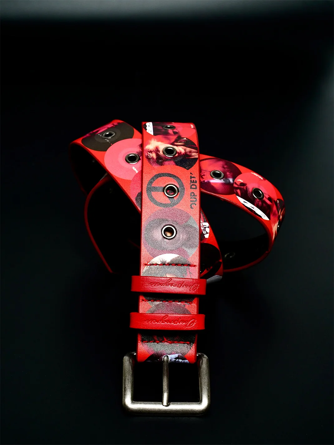 VOWPROGRESS | Vinyl Record Leather Belt