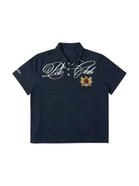 SAXGENWON | UK Flag Embroidered Short Sleeve Polo Shirt