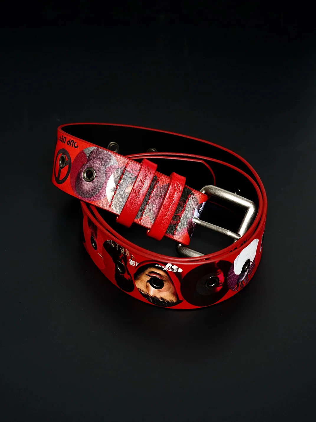 VOWPROGRESS | Vinyl Record Leather Belt