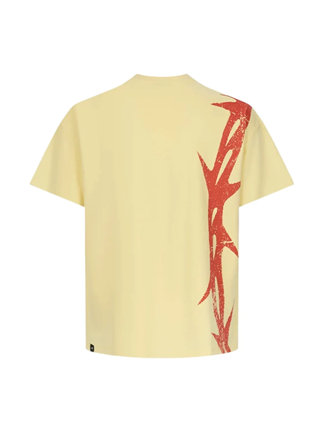 SAXGENWON | Thorn Print Boxy Cropped T-Shirt