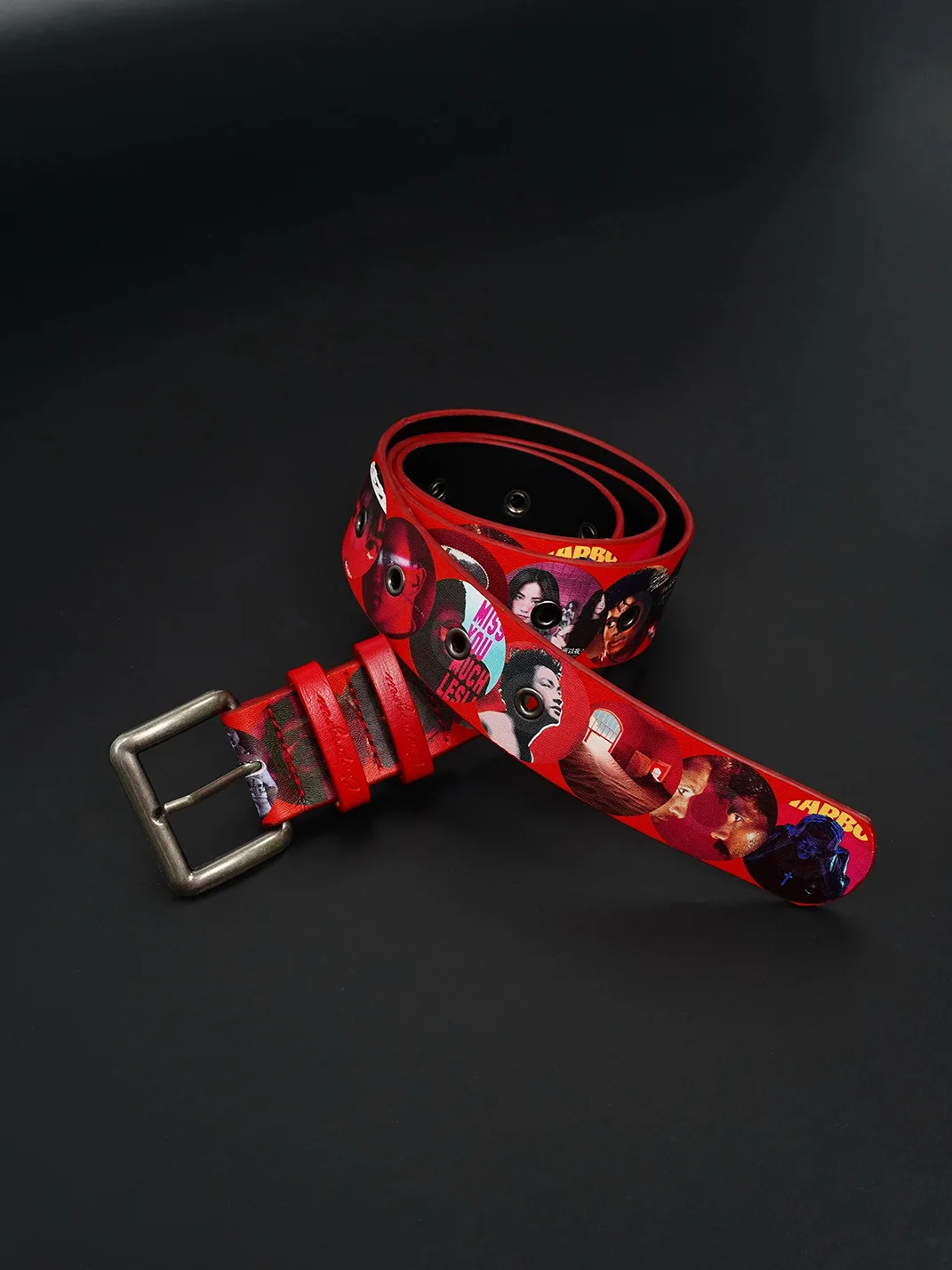 VOWPROGRESS | Vinyl Record Leather Belt