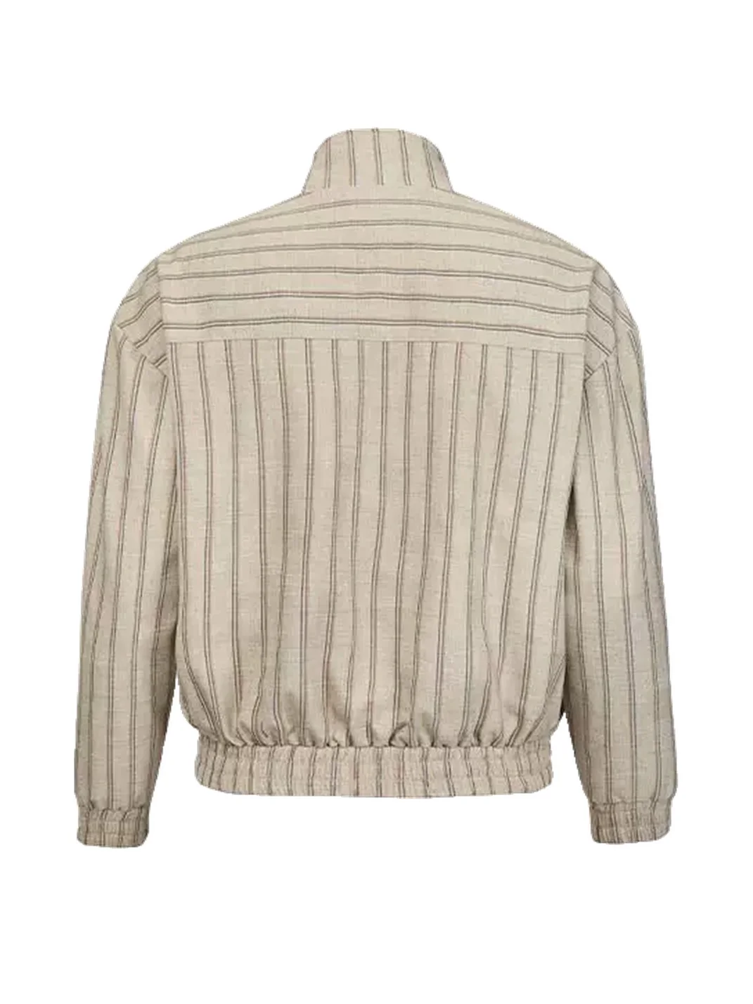 OPENFLY | Vintage Vertical Stripe Drop Shoulder Jacket