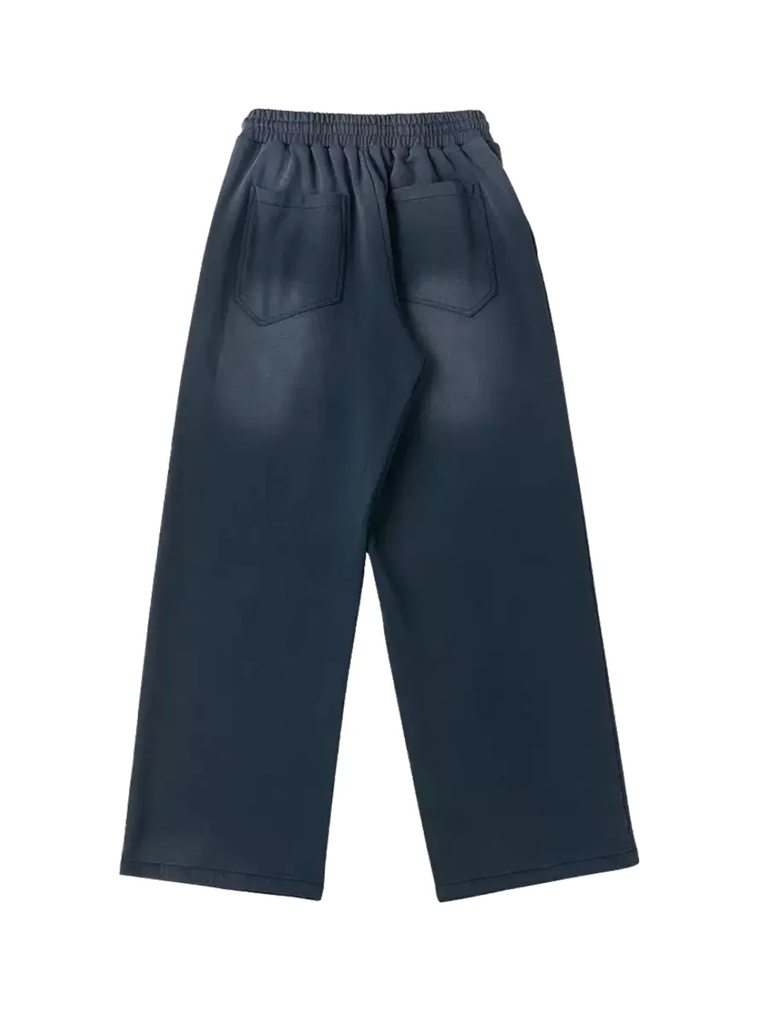 SAXGENWON | Washed Graphic Baggy Wide-Leg Sweatpants