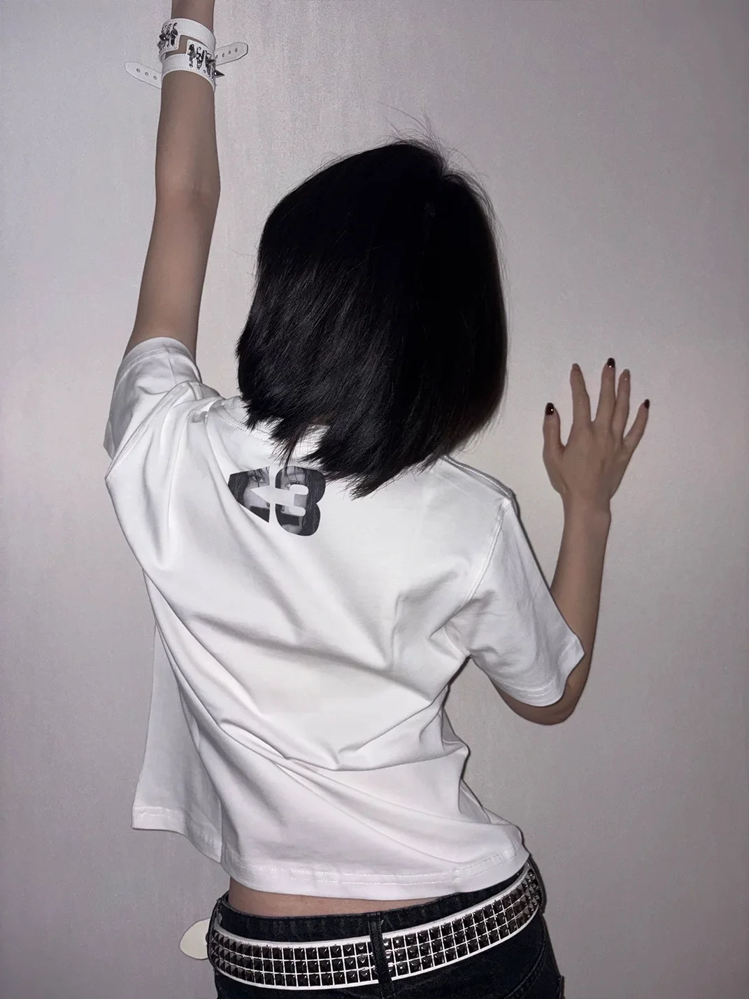 B0RN1NH3LL | Inverted Cross Portrait Graphic T-Shirt