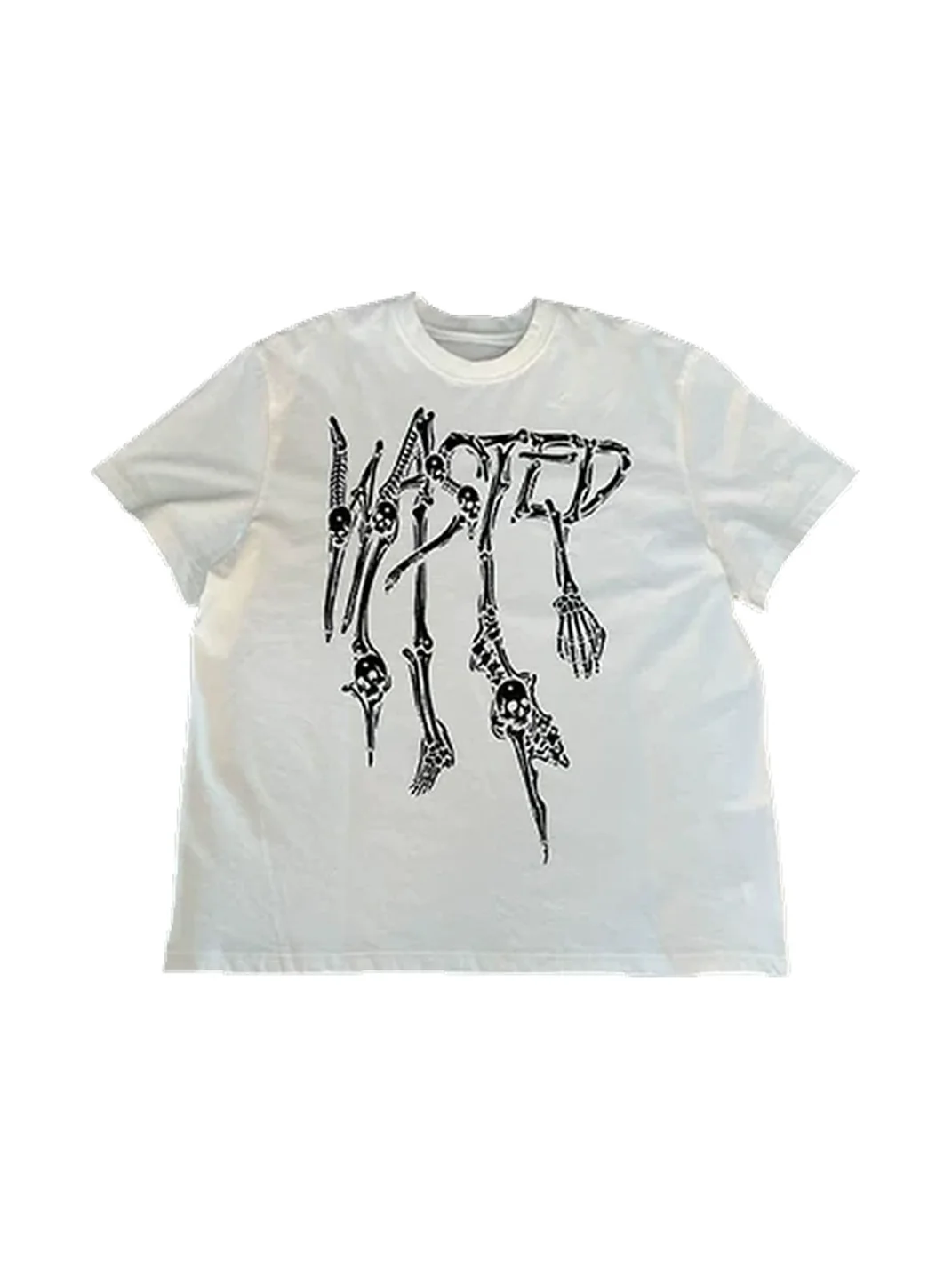 WASTED | Wasted Skull Graphic Oversized T-Shirt