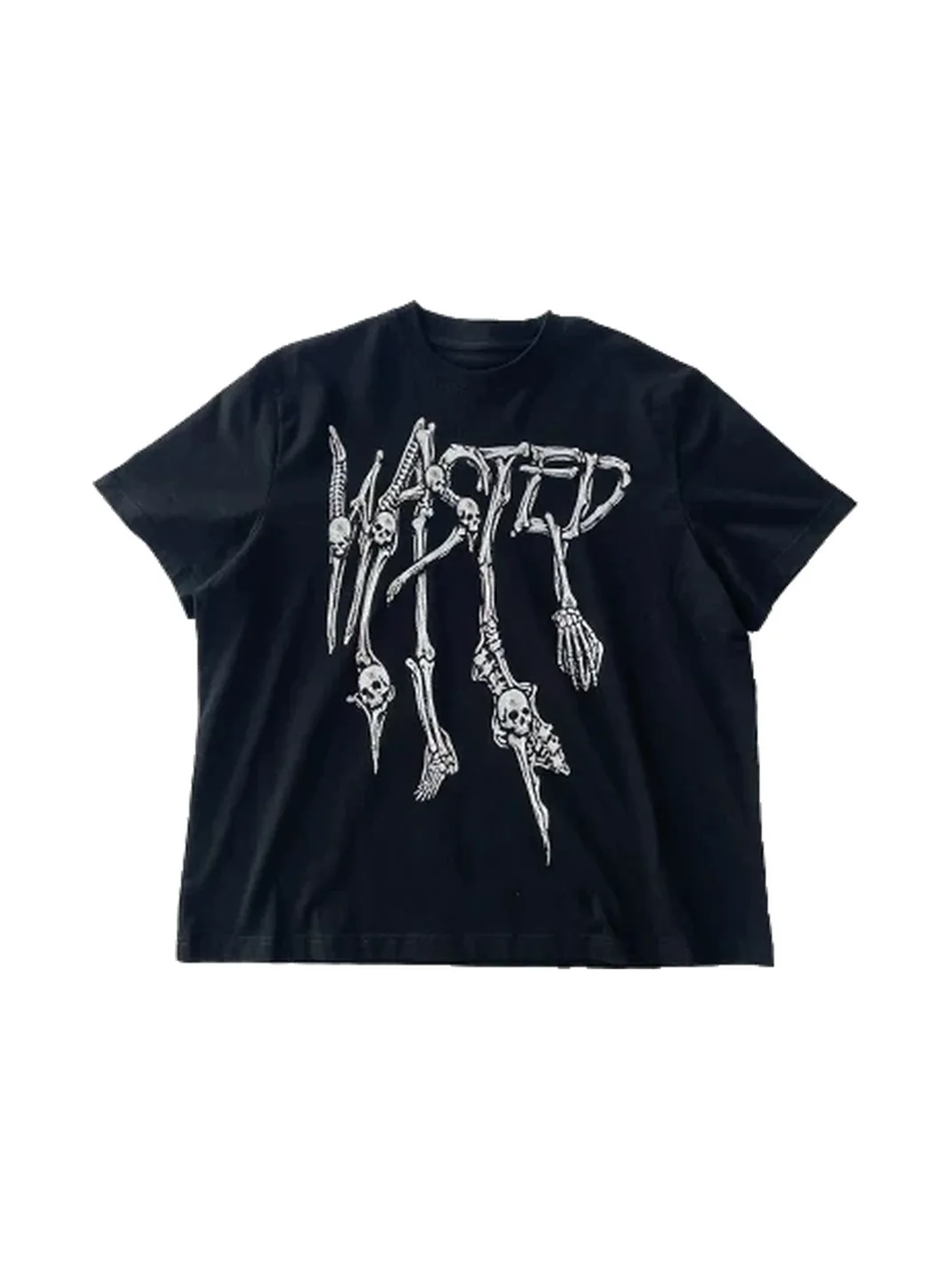 WASTED | Wasted Skull Graphic Oversized T-Shirt