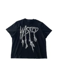 WASTED | Wasted Skull Graphic Oversized T-Shirt