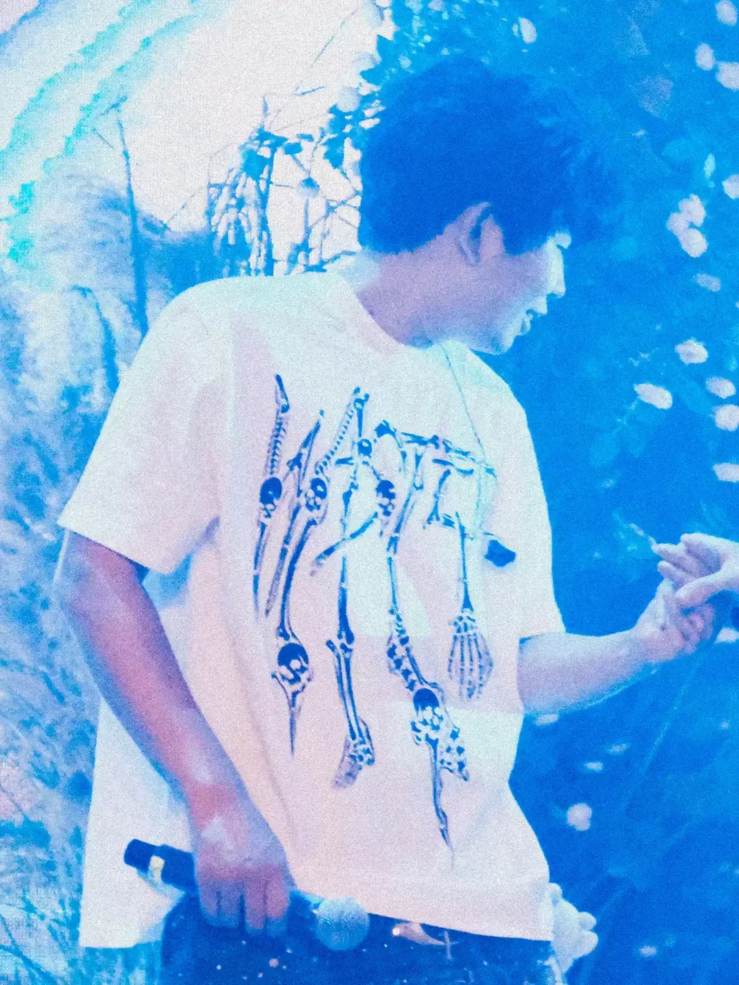 WASTED | Wasted Skull Graphic Oversized T-Shirt