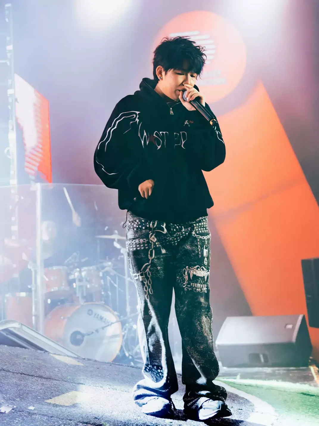WASTED | Skull Warhorse Embroidered Zip Hoodie