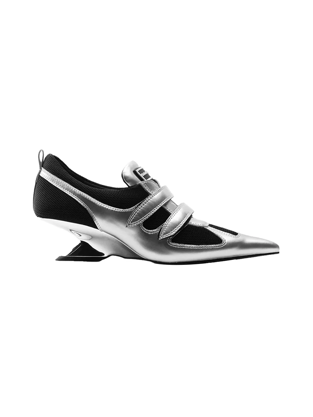 Colorful Bridge | Pointed-Toe Wedge Trainer Shoes