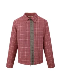OPENFLY | Vintage Plaid Cropped Zip Button Shirt