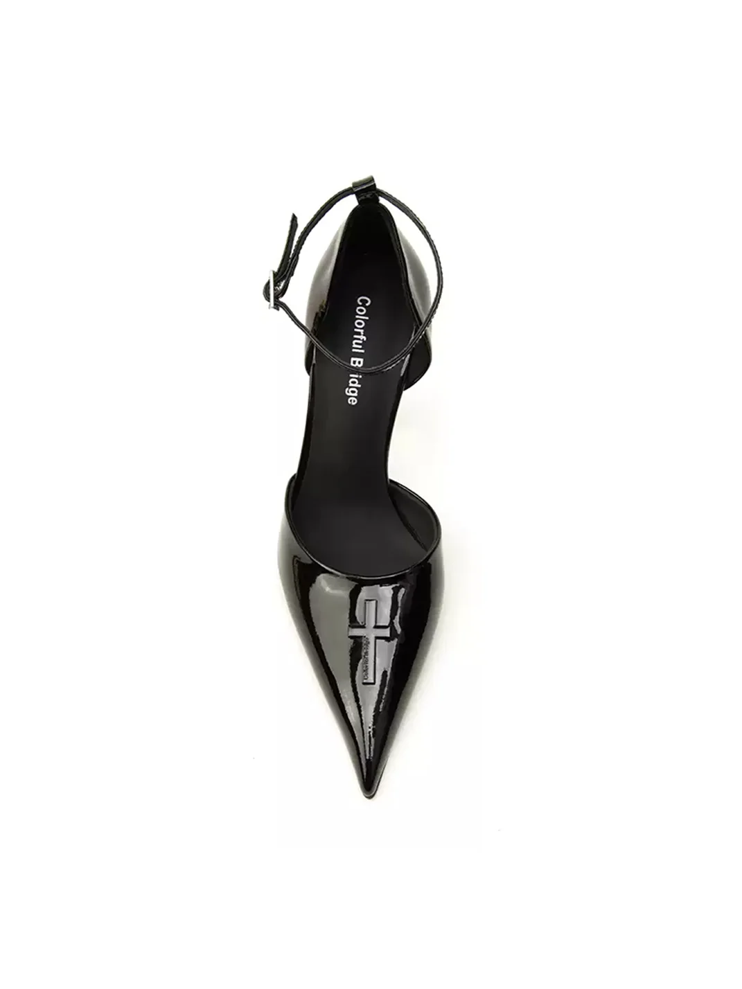 Colorful Bridge | Crucifix Cutout Strappy High Heels