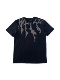 WASTED | Rhinestone Punk Fitted Short Sleeve T-Shirt