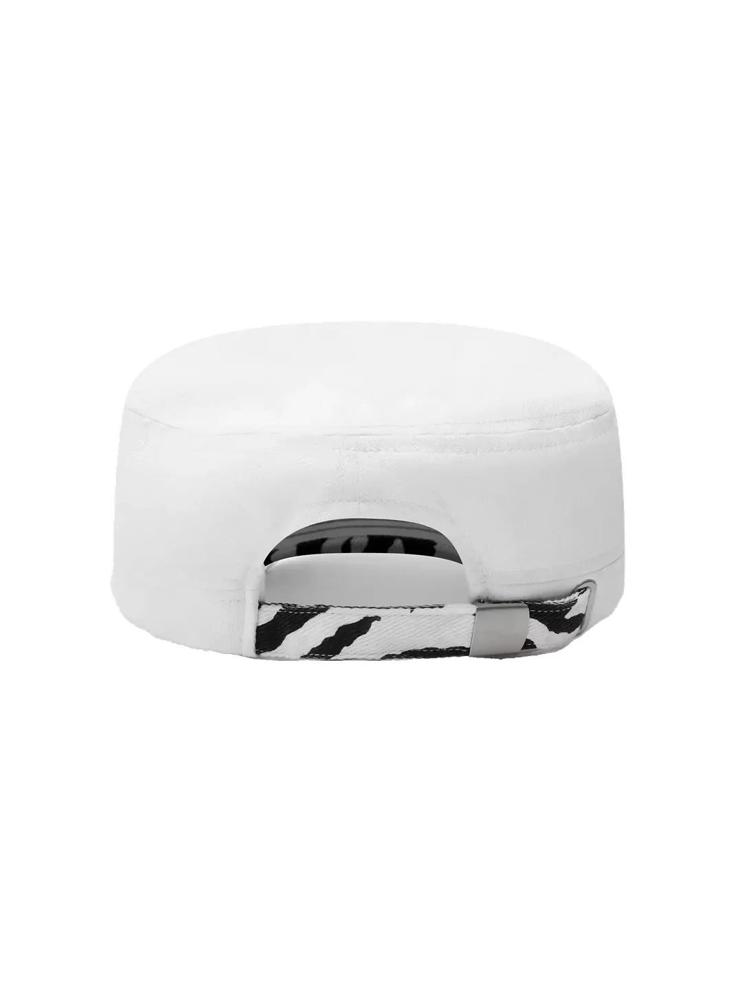 WASTED | Zebra Trim Rhinestone Embroidered Flat Top Cap