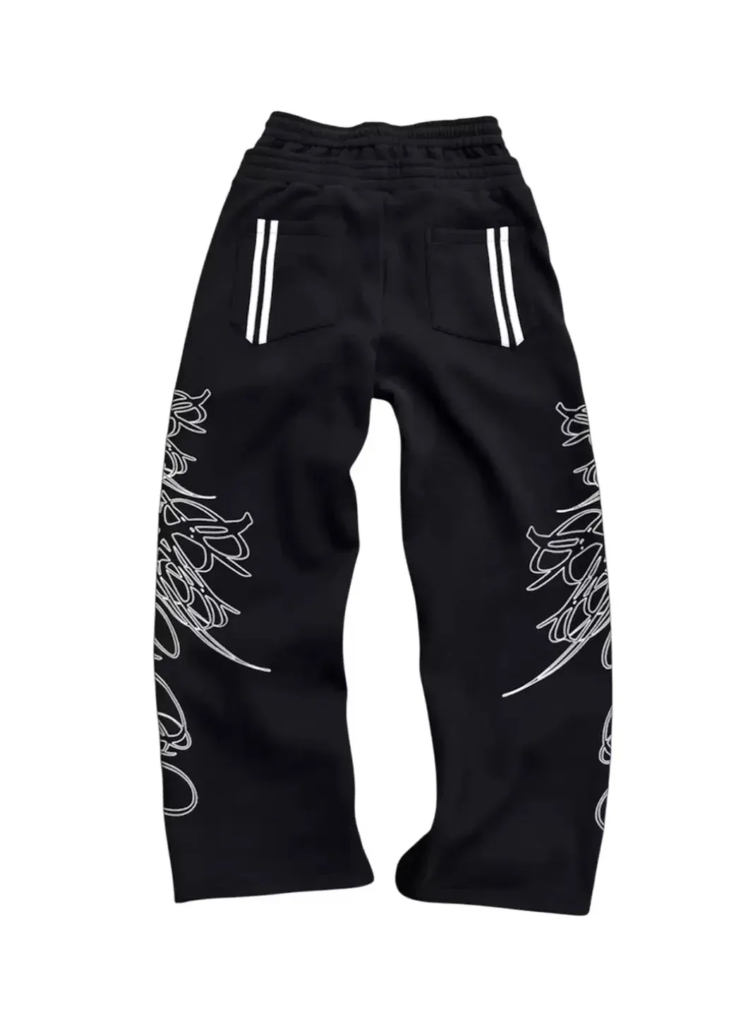 SAXGENWON | Silver Thorn Print Hoodie Sweatpants Set