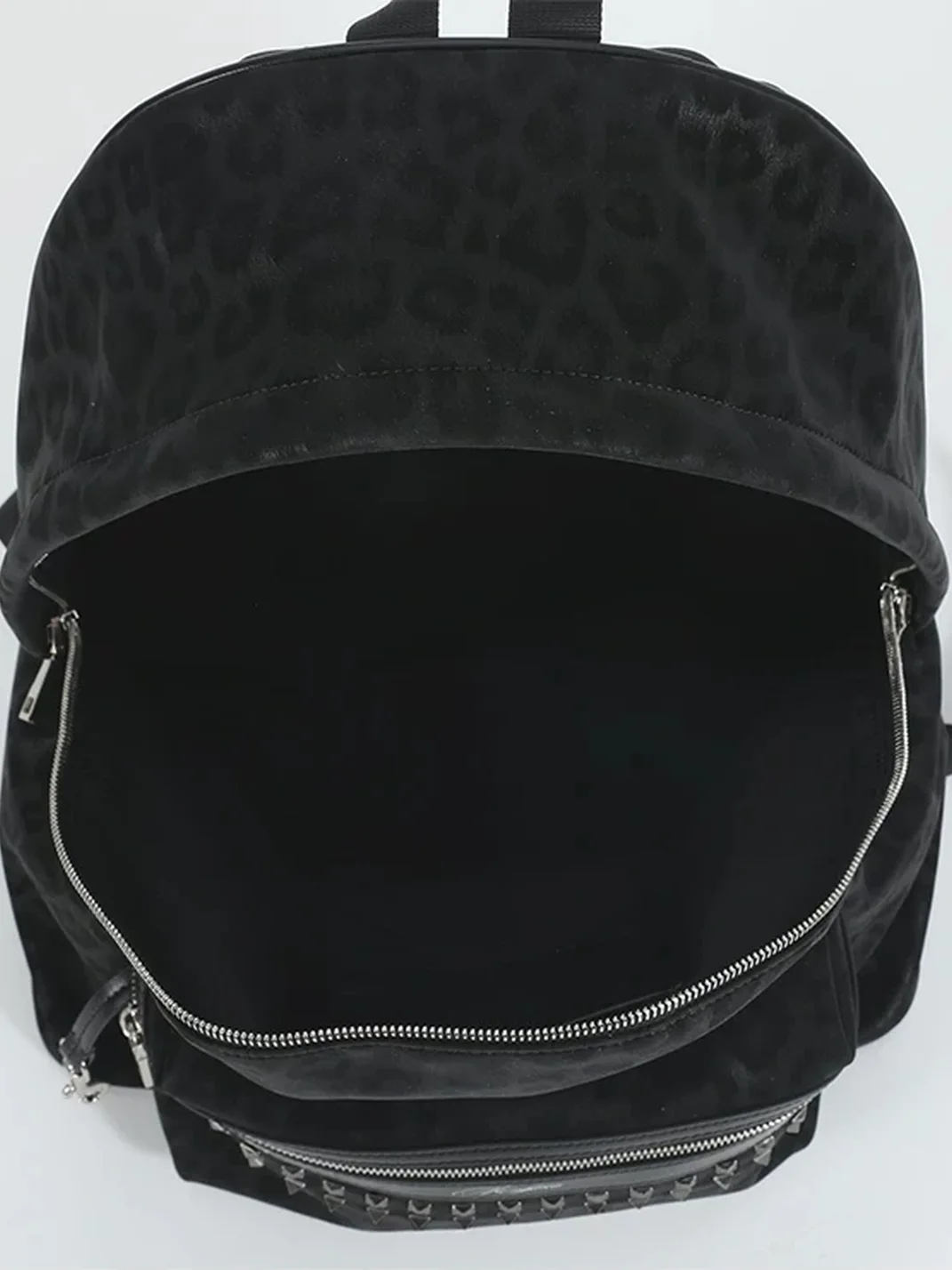 NumbAsia | Leopard Pattern Studded Backpack