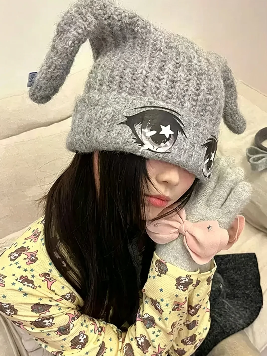 Wolf Grandmother | Antenna Chunky Knit Beanie