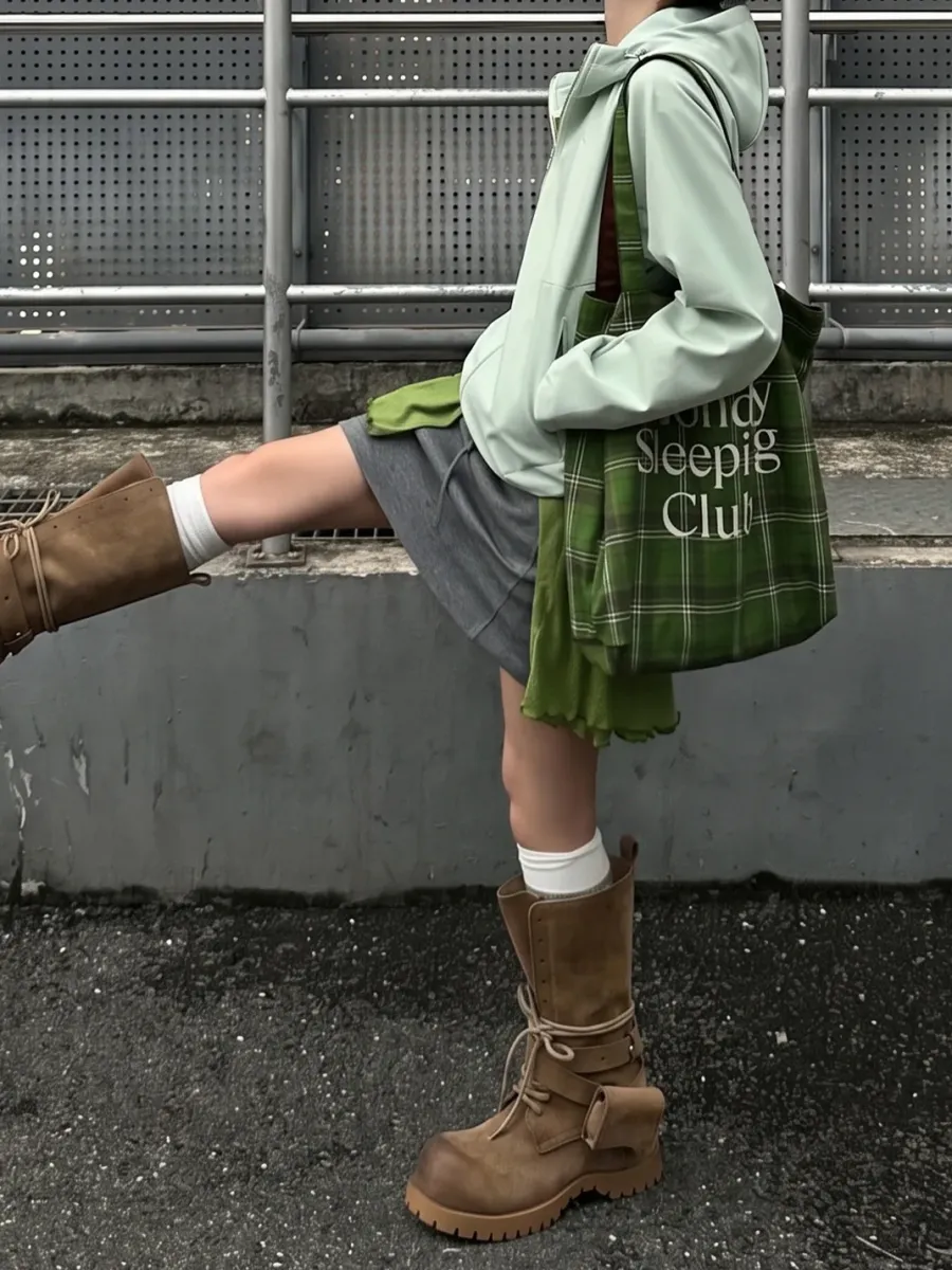 In lucky | Short Combat Boots - 2