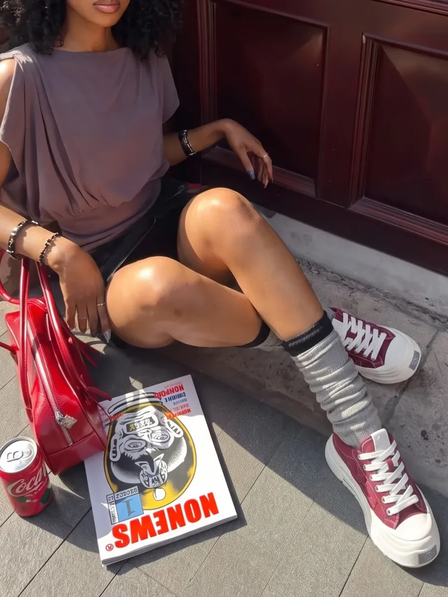Shootbrand | Unisex Retro Platform Low-Top Canvas Sneakers - 2