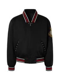 YADcrew | Embroidered Crown Bomber Jacket
