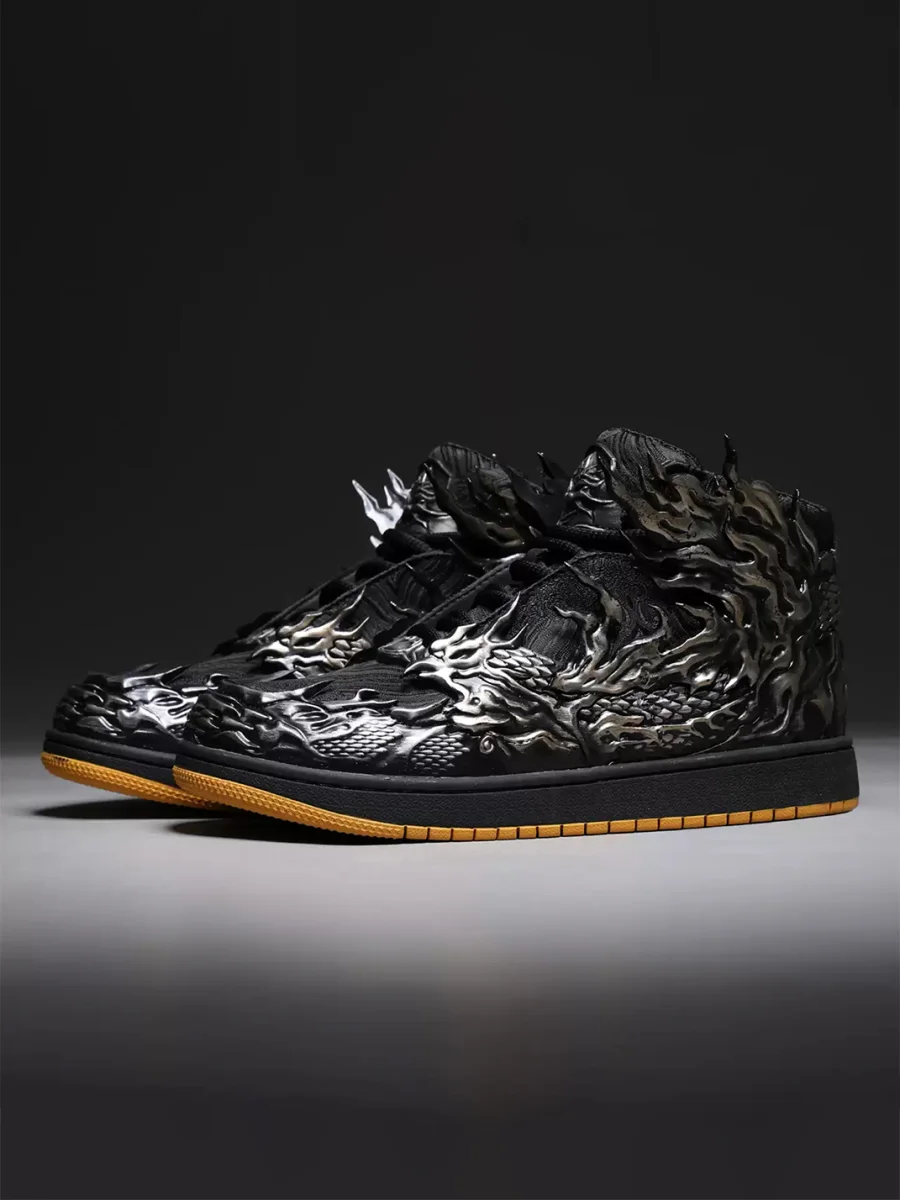 SGSX | Dragon Phoenix High-Top Skate Sneakers - 2