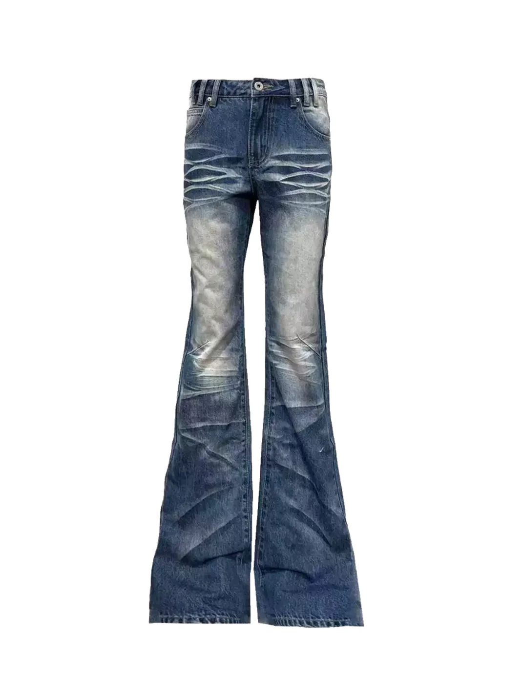 Gods plan | Washed Stacked Flared Jeans