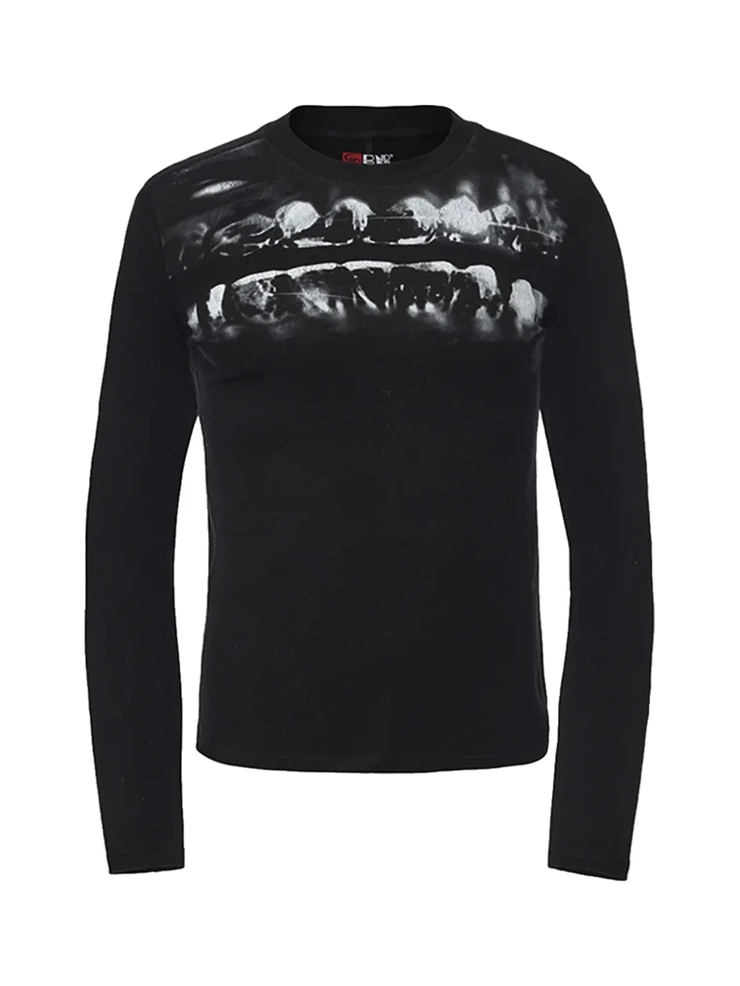 DND4DES | Slim Fit Printed Stretch Long Sleeve T-Shirt