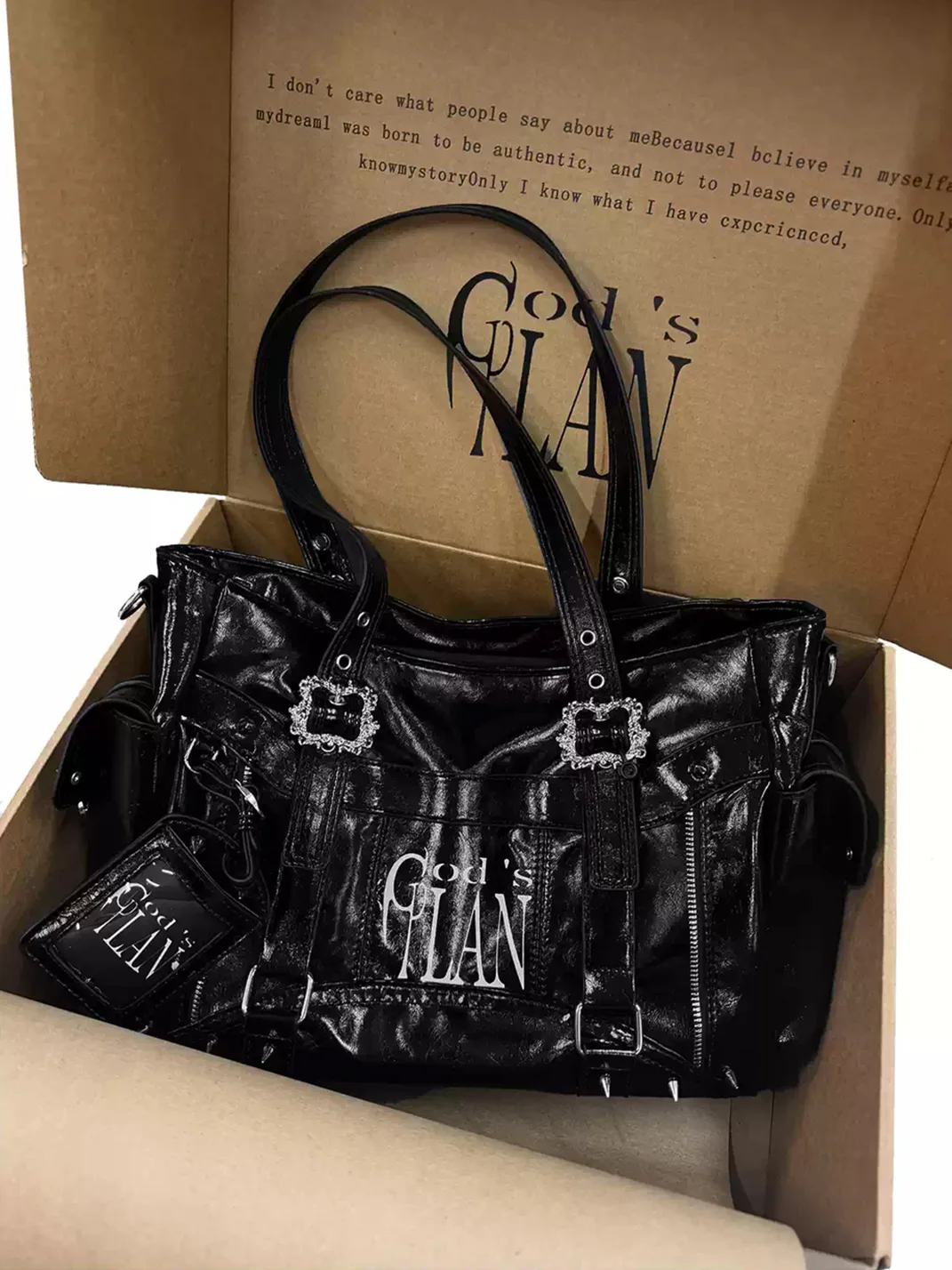 Gods plan | Large Capacity Motorcycle Tote Shoulder Bag