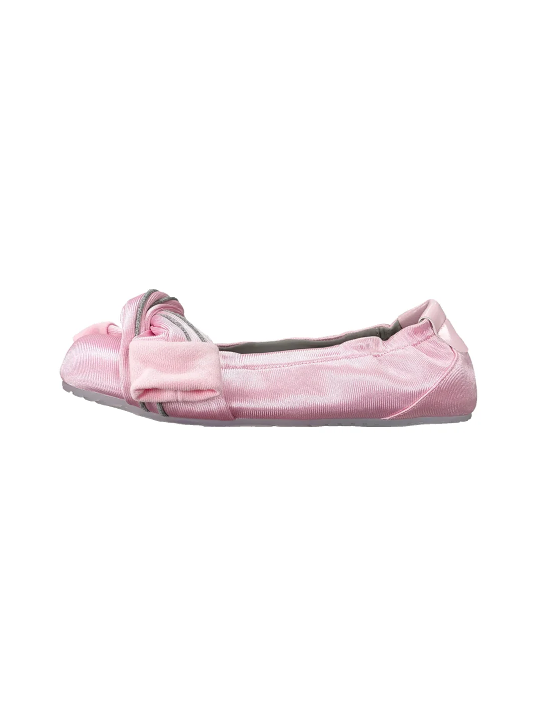 Grape online | Tie-Sleeve Bow Slip-On Ballet Flats