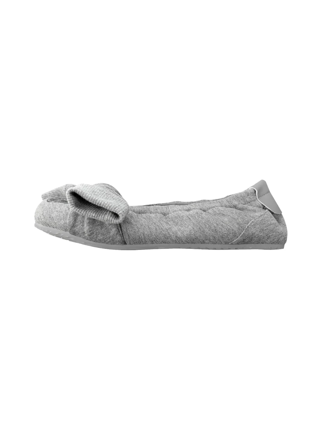 Grape online | Tie-Sleeve Bow Slip-On Ballet Flats