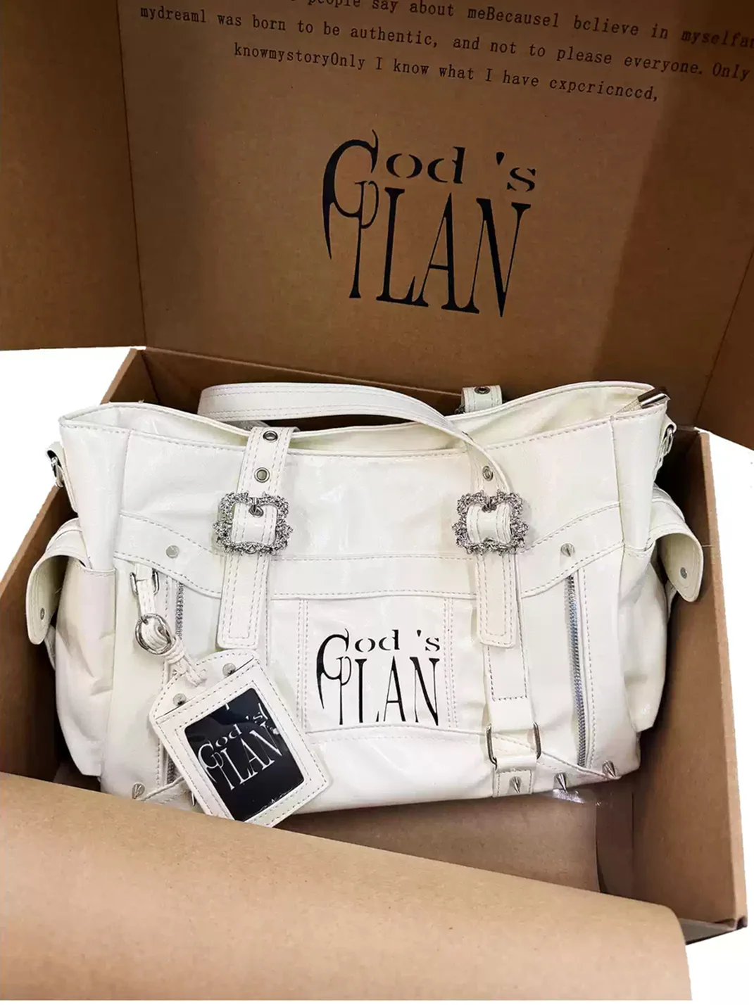 Gods plan | Large Capacity Motorcycle Tote Shoulder Bag
