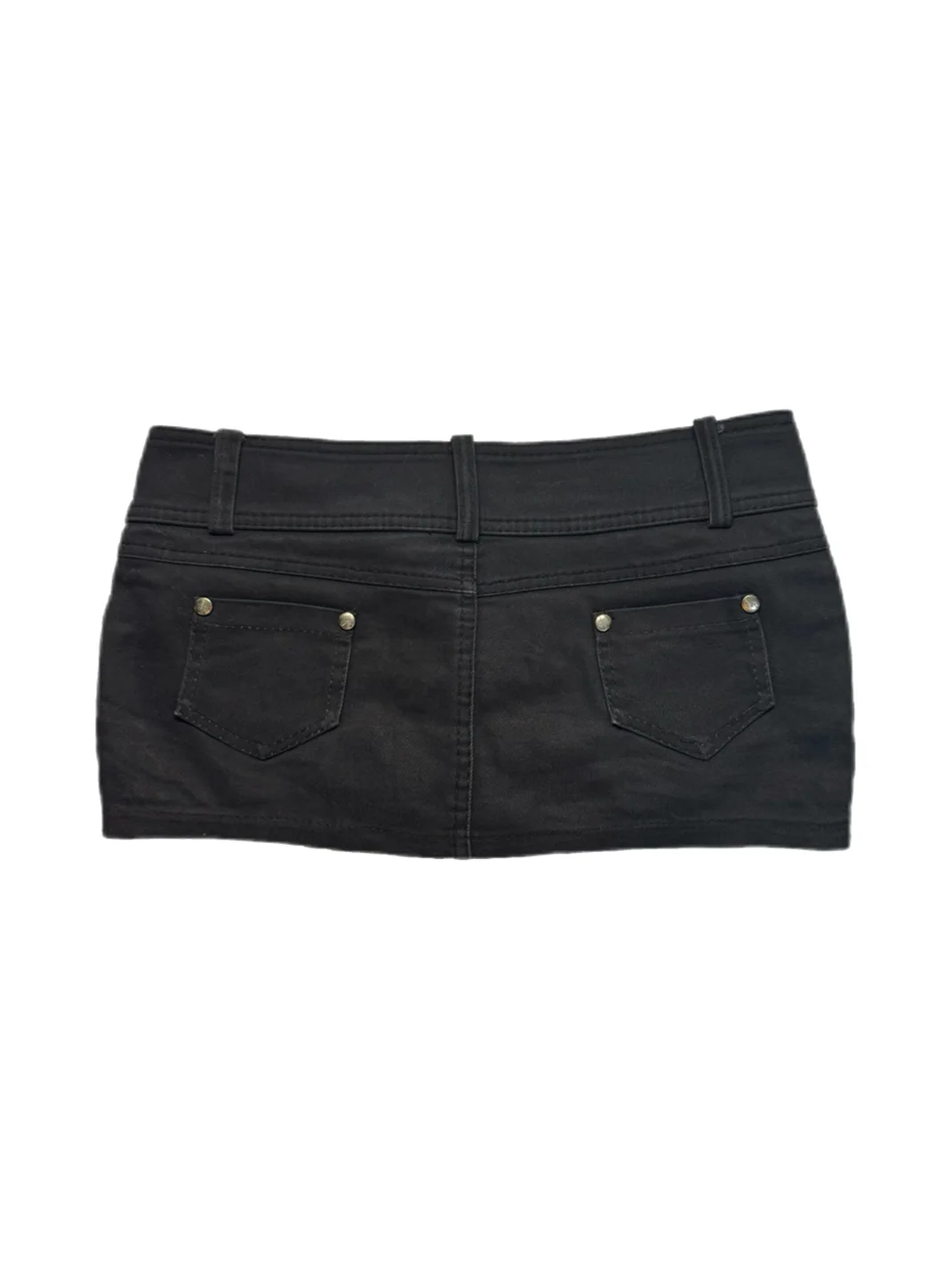 SOHATW | Low Rise Vintage Lace Denim Mini Skirt