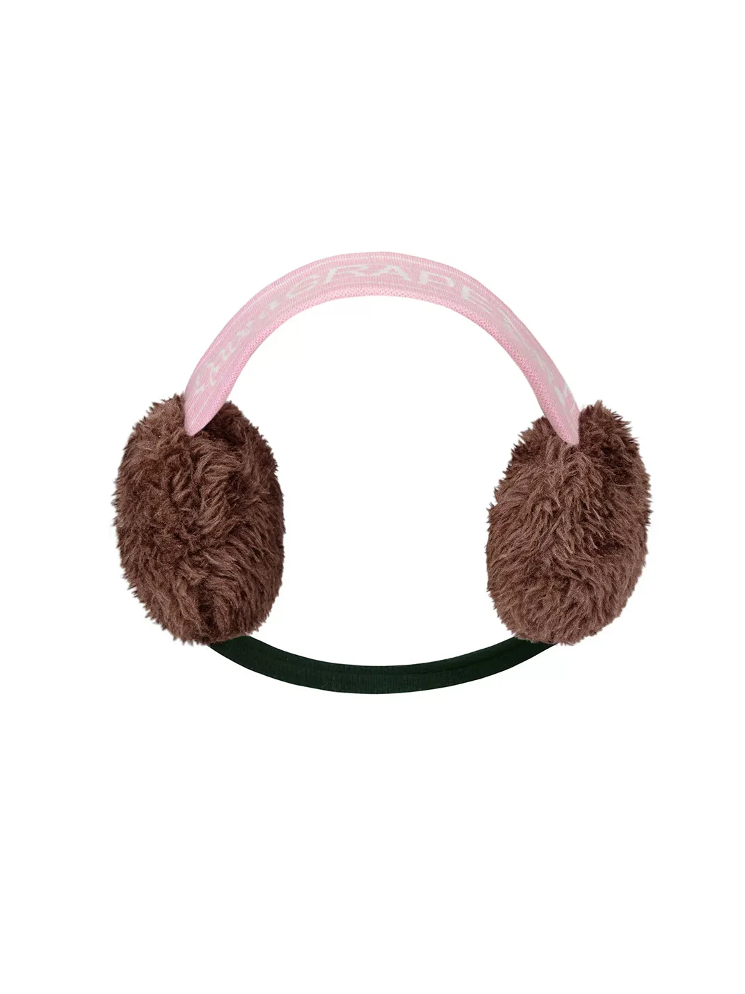 Grape online | Music Note Knit Furry Headband Earmuffs
