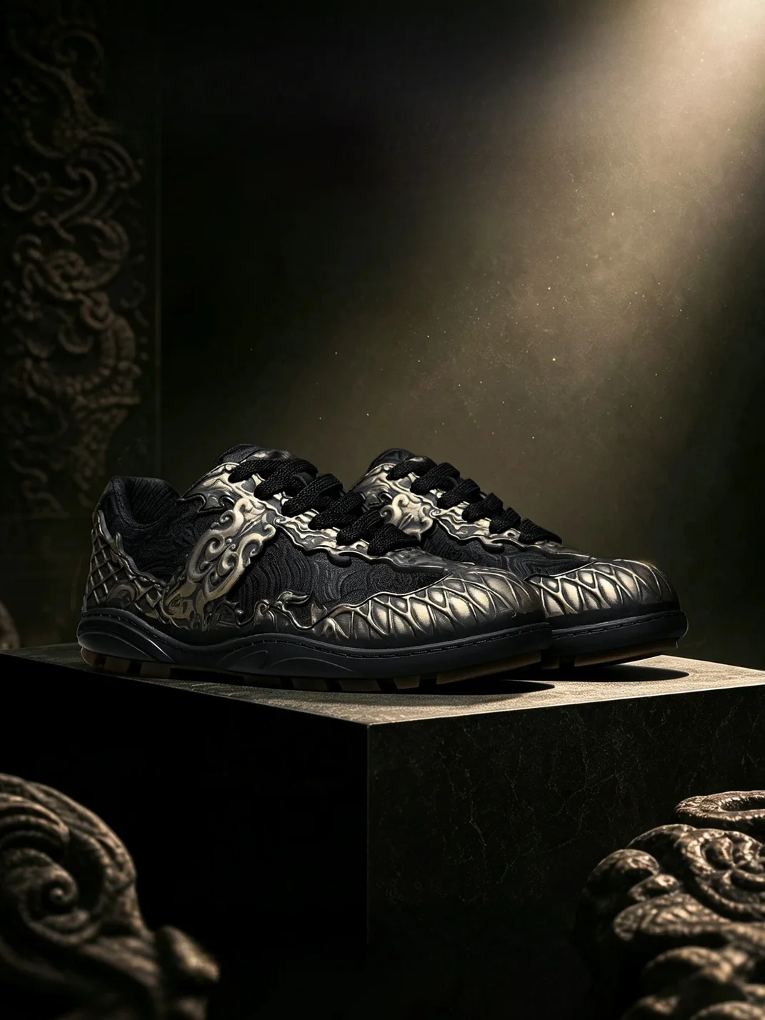 SGSX | Retro Armor Pattern Casual Sneakers