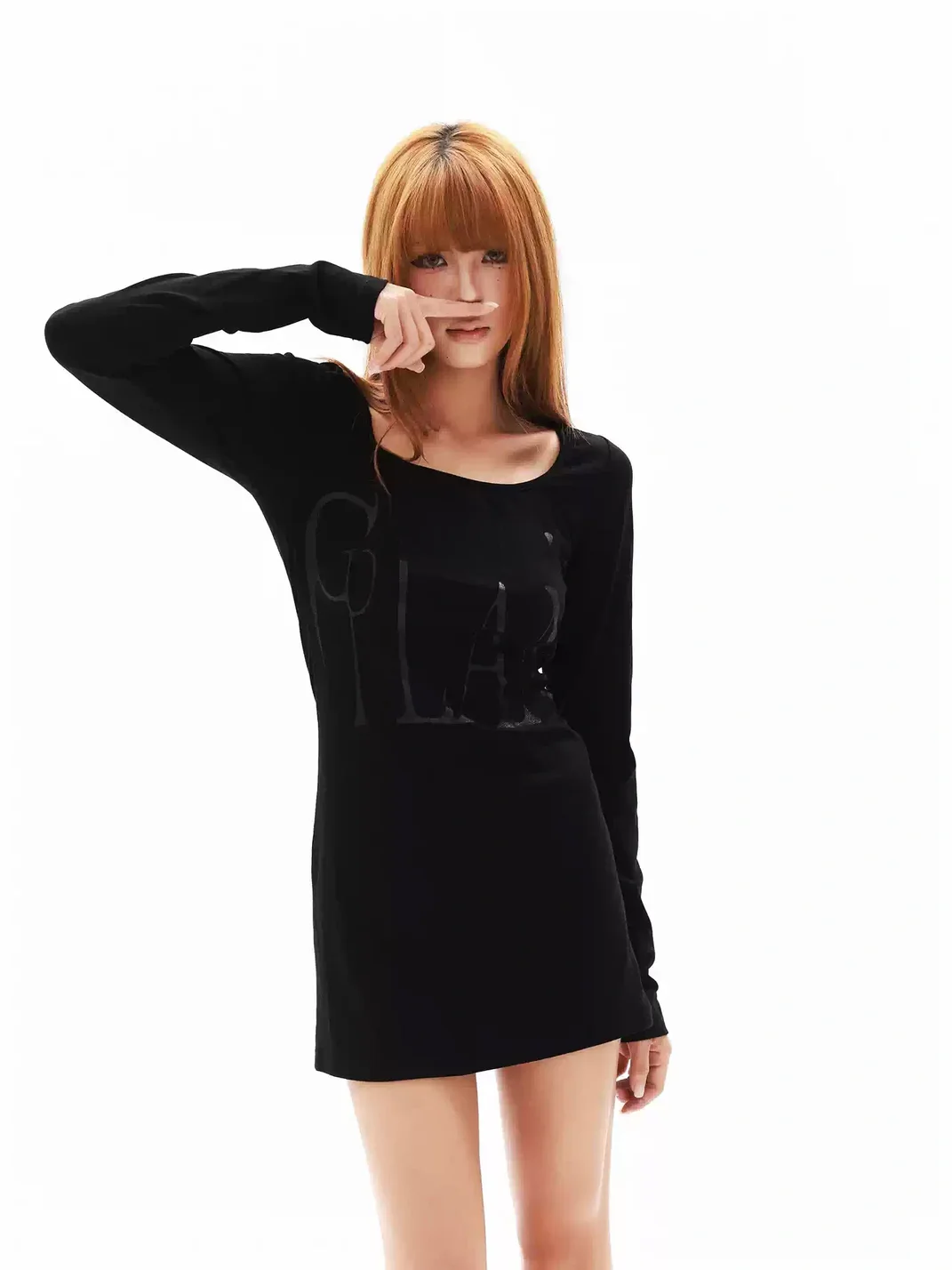 Gods plan | Rhinestone Angel Wing Bodycon Mini Dress