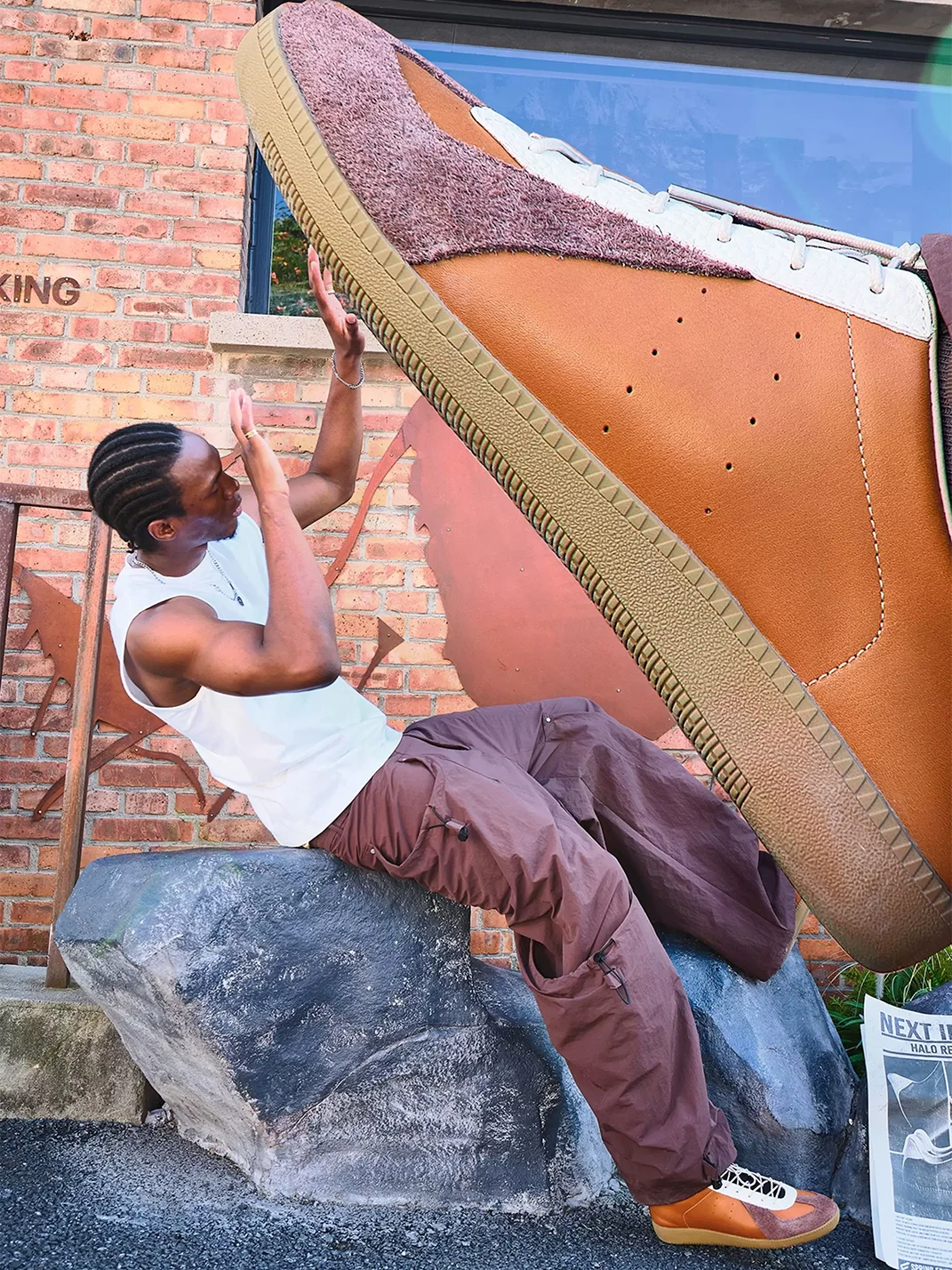 NEXT IMPULSIVE | Retro Colorblock Sneakers