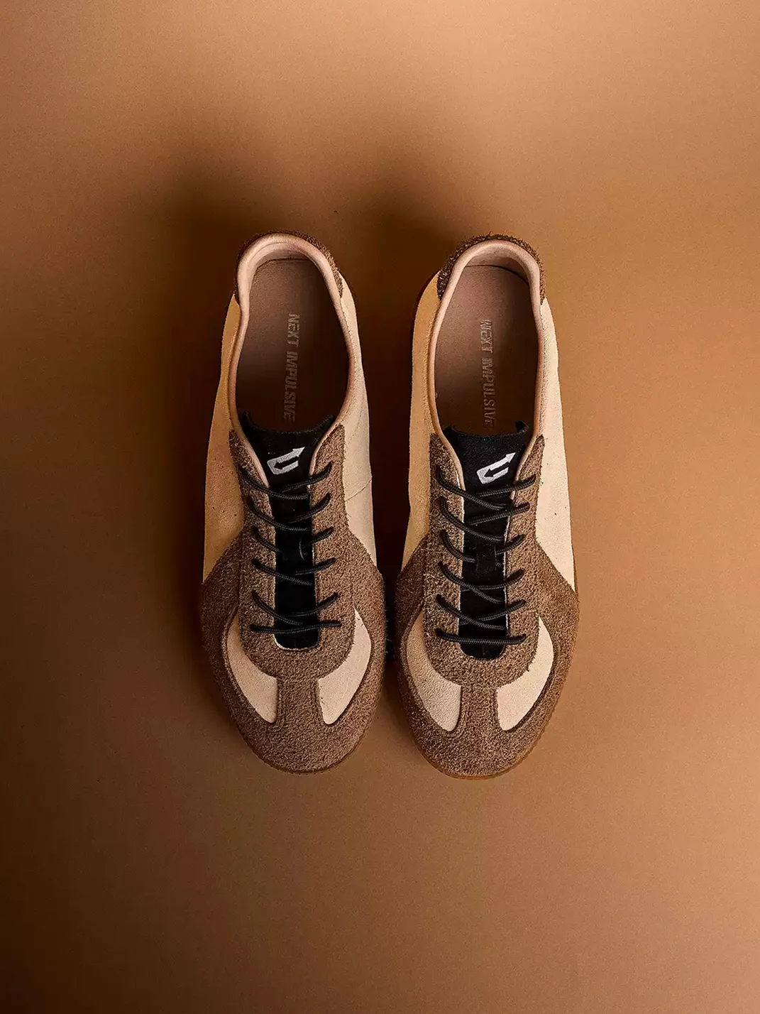 NEXT IMPULSIVE | Brown White Retro Suede Sneakers