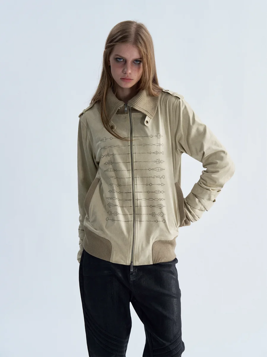 PAIKI | Napoleon Lace-Up Slim Fit Jacket - 3