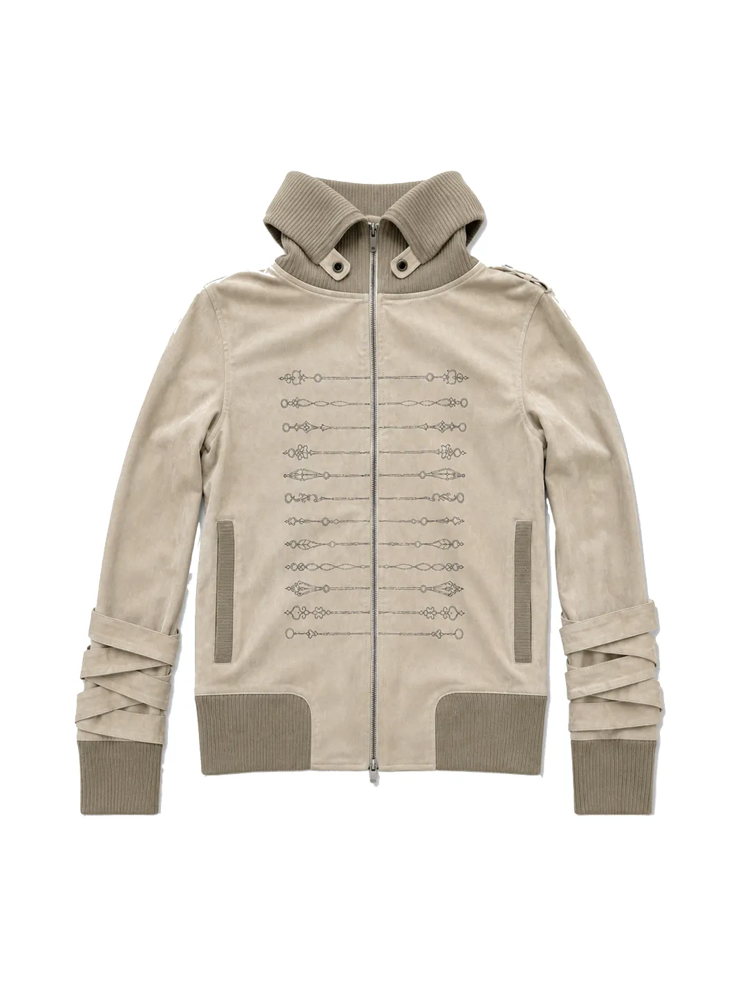 PAIKI | Napoleon Lace-Up Slim Fit Jacket