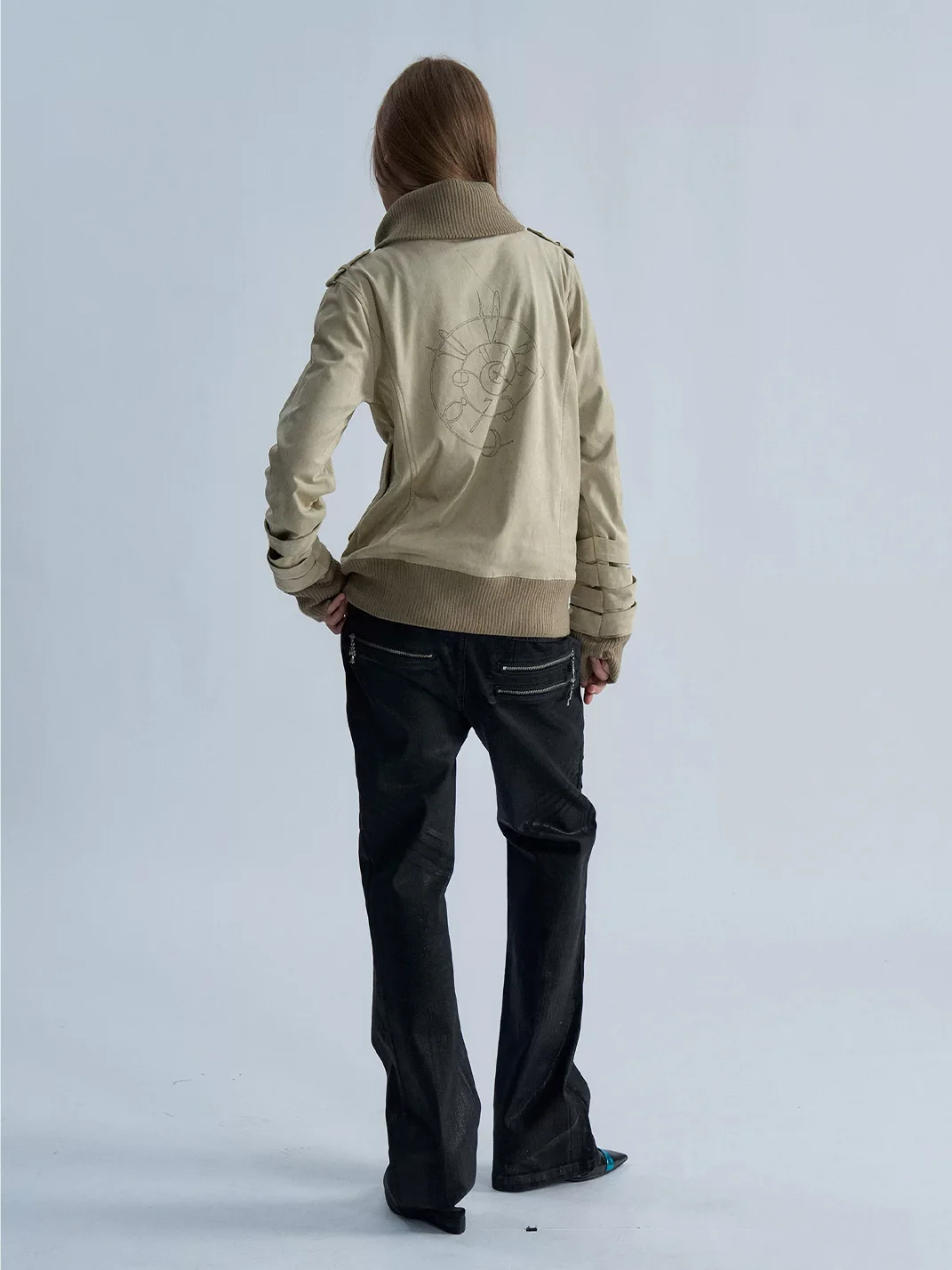 PAIKI | Napoleon Lace-Up Slim Fit Jacket