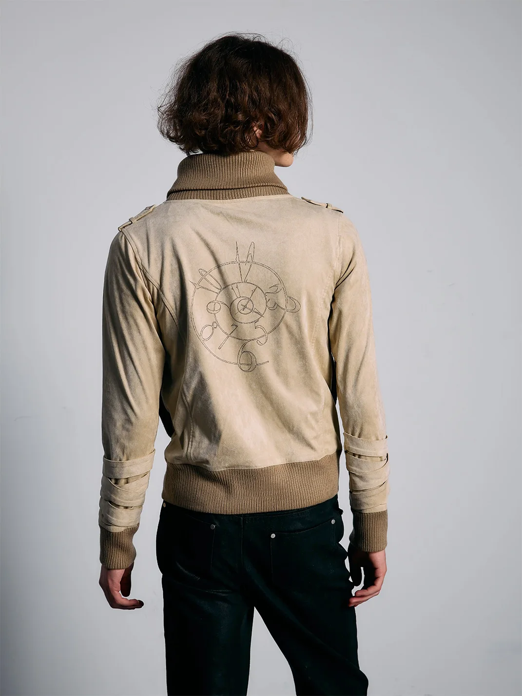 PAIKI | Napoleon Lace-Up Slim Fit Jacket
