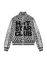 PAIKI | Leopard Stripe Zip Jacket