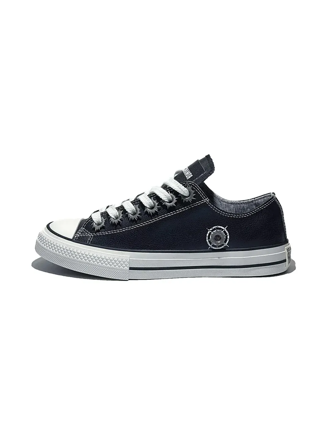 ROMAN CATCHER | "BULLET HOLE" Skate Sneaker-Black