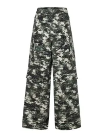 BE A DEVIL | 3D Printed Camo 18K Diamonds Cargo Pants