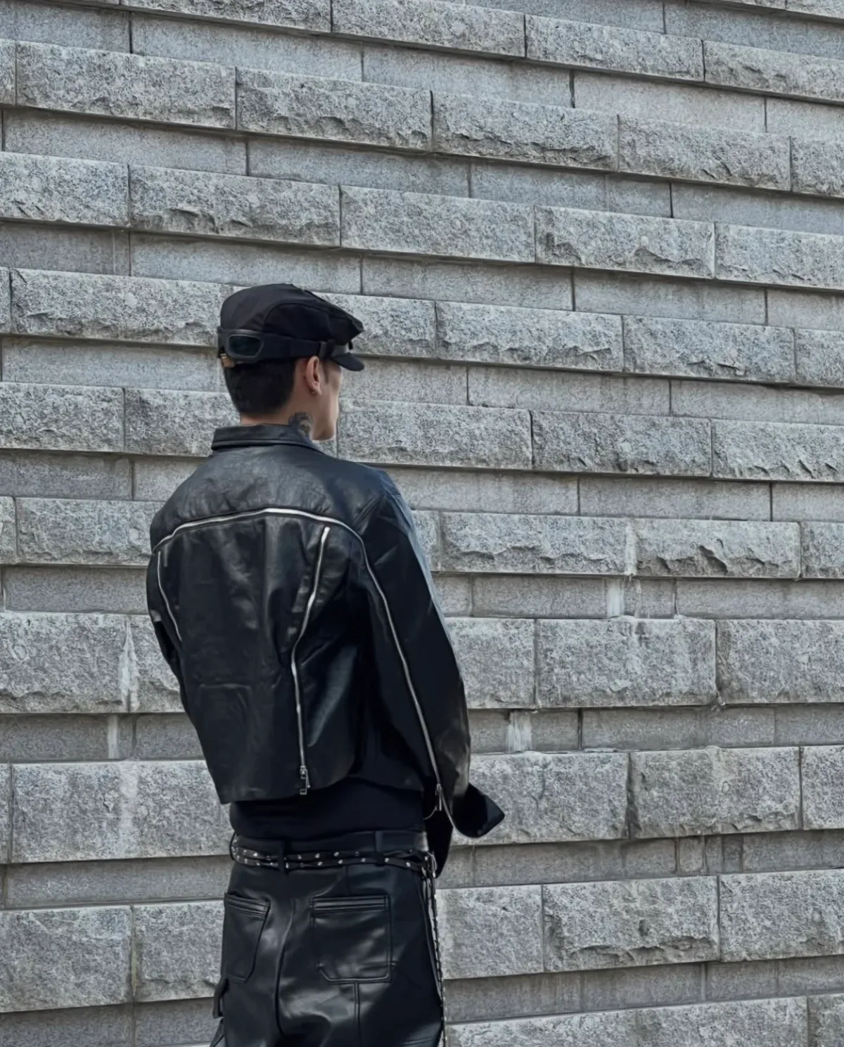 BE A DEVIL | Cracked Skull Court Zip Jacket