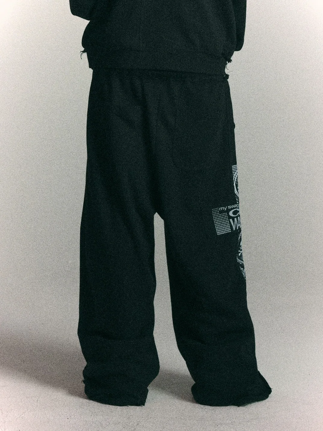 WASTED | Vintage Cross Patch Skull Horse Sweatpants