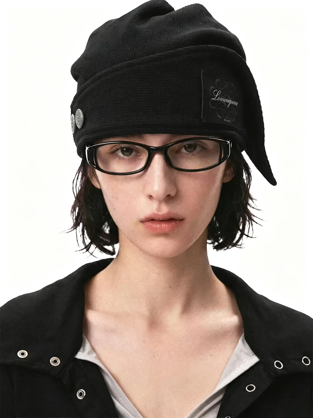8LOME | Waffle Drape Knit Cap